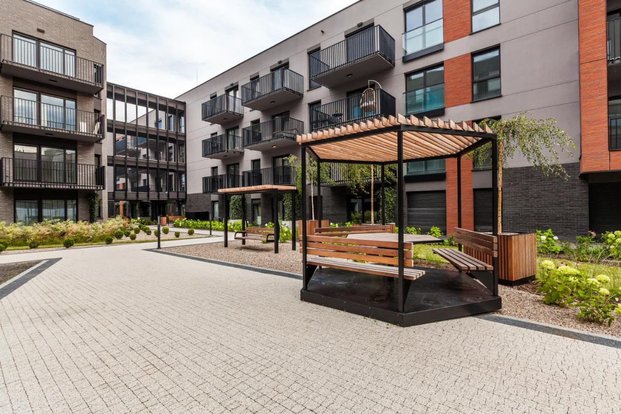 Uroczy Apartament W Centrum Starego Miasta Danzig Exterior foto